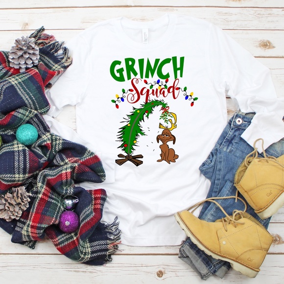 Other - Adorable Grinch Squad Christmas Tee